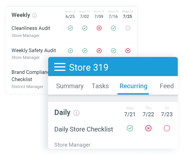 Automate task assignment, corrective actions, and alerts