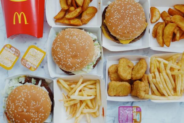 Burgers and fries