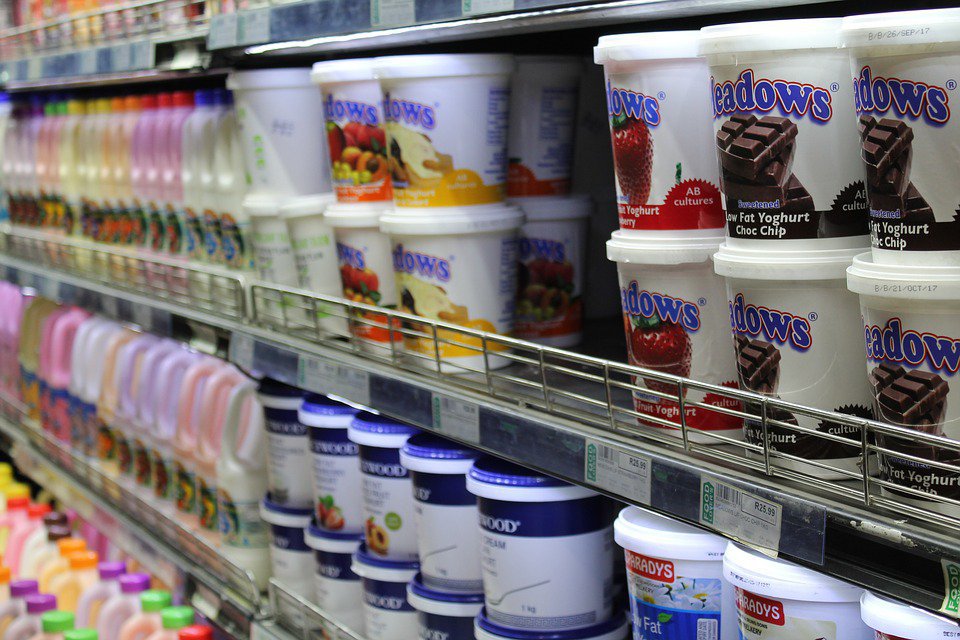 grocery store dairy aisle