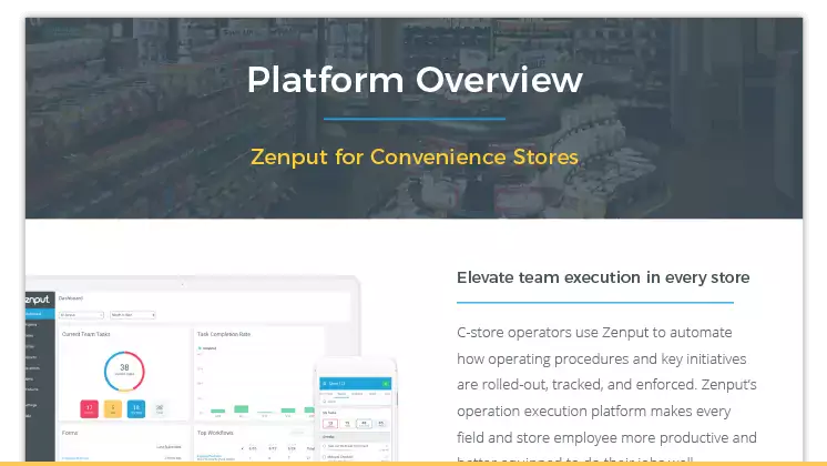 Zenput for Convenience Stores