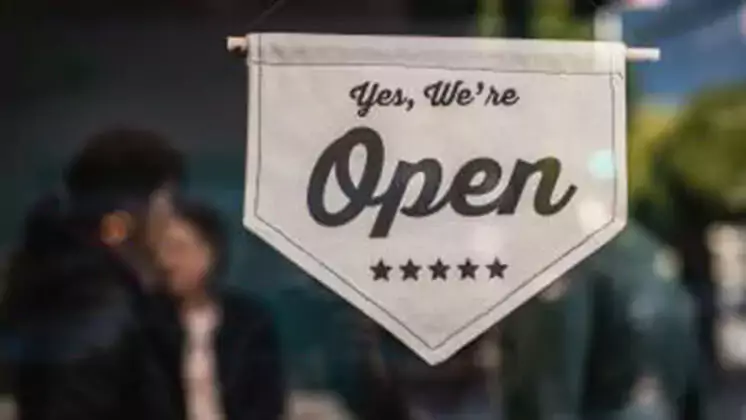restaurant open sign