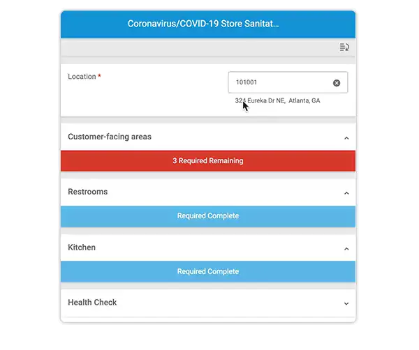 Digitize your COVID-19 operating and sanitization procedures